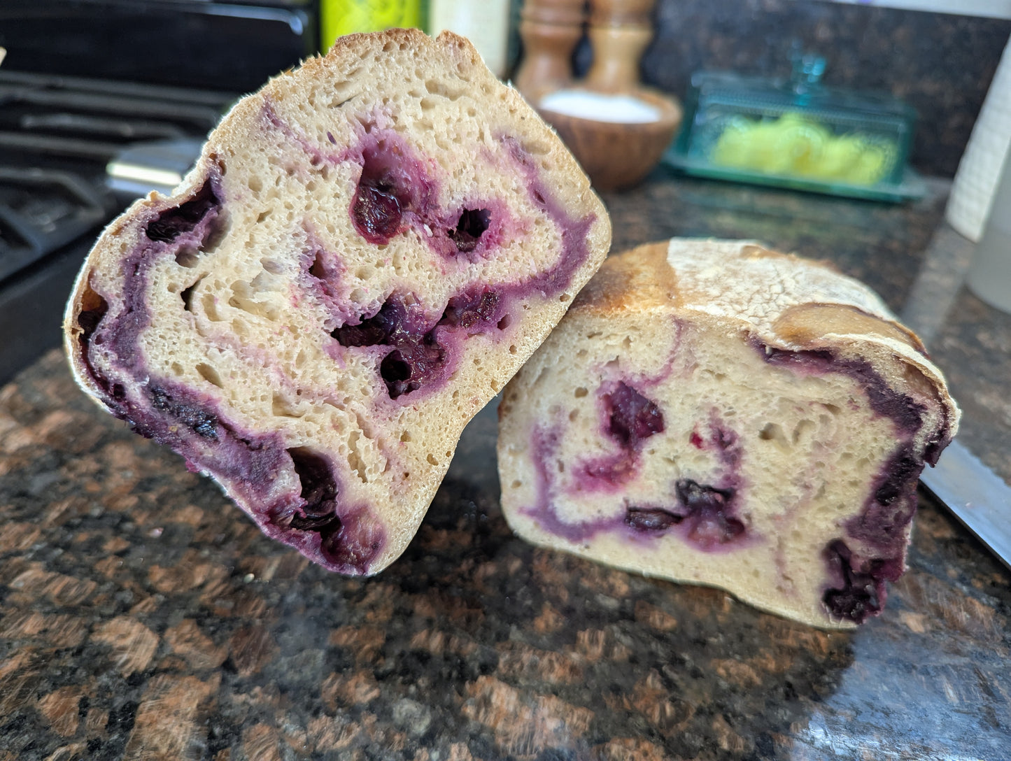 Blueberry Lemon Sourdough